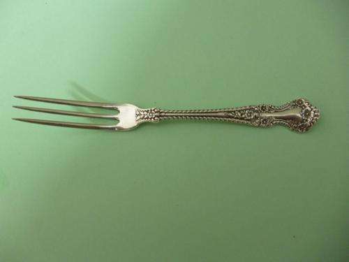 GORHAM!  American Sterling Silver Strawberry  Fork. Cambridge buttercup Design. 1910 Import.